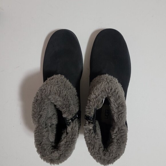 UGG Bodie Cuff Boots Womens 9.5 Fur Shearling Winter Cozy Outdoors Boho Warm - Picture 4 of 9